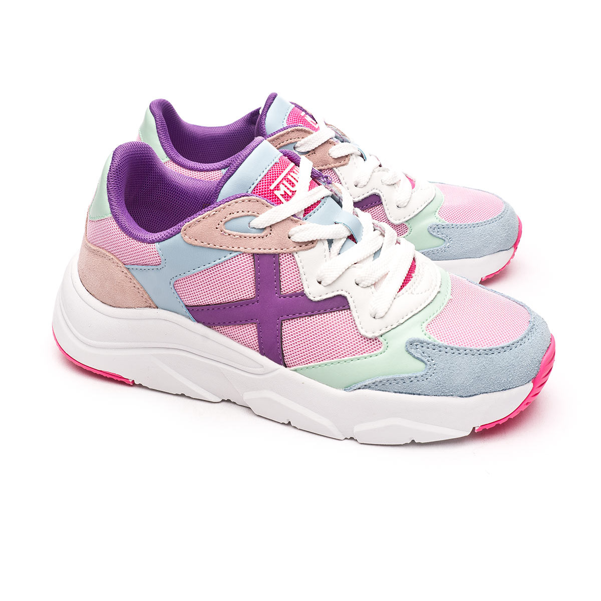 Zapatilla Munich Mali Mujer Pink - Fútbol Emotion