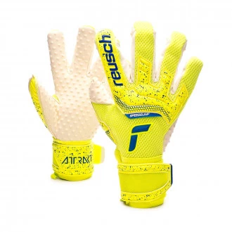Guantes Attrakt SpeedBump Safety yellow-Deep blue-White