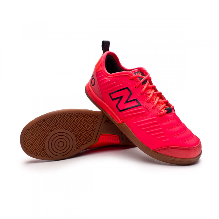 Futsal Shoes New Balance Audazo V5 Command Sala Vivid coral - Fútbol Emotion
