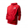 Essentials Stacked Full-Zip Hoodie Red