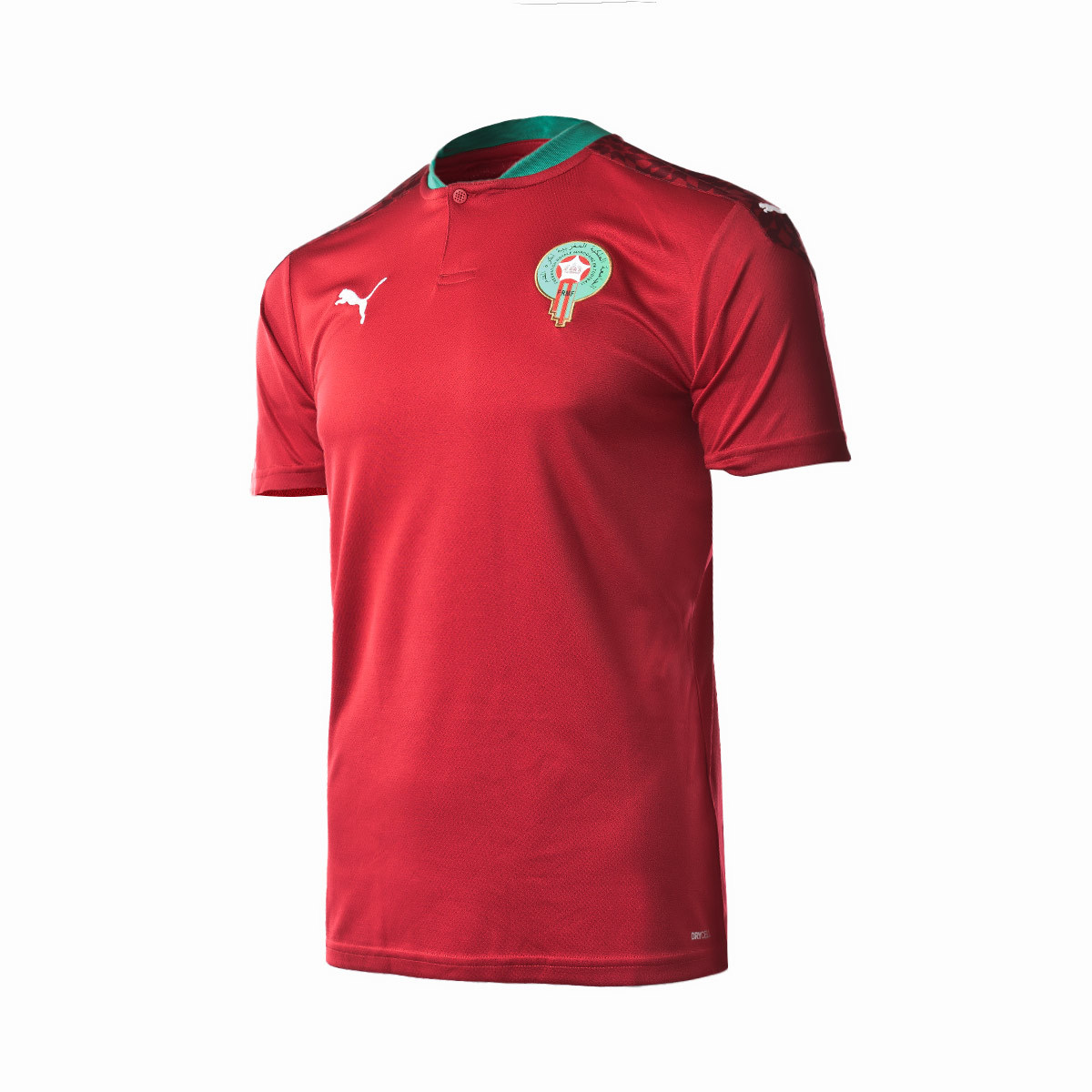 Maillot Puma Maroc Tenue Domicile Réplique 2020-2021 Chili pepper