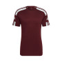 Kids Squadra 21 s/s-Team maroon-White