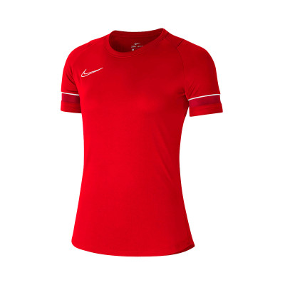 Camiseta Nike Academy 21 Training m/c Mujer University Red-White-Gym Red -  Fútbol Emotion