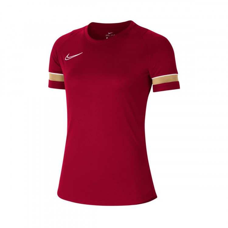Academy 21 Training m/c Mujer Team Red-White-Jersey Gold