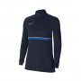 Academy 21 Drill Top Mujer Obsidian-White-Royal Blue