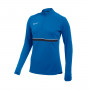 Academy 21 Drill Top Mujer Royal Blue-White-Obsidian
