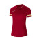 Polo Academy 21 m/c Mujer Red-White-Jersey Gold