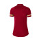 Polo Academy 21 m/c Mujer Red-White-Jersey Gold