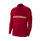 Sudadera Academy 21 Drill Top Red-White-Jersey Gold