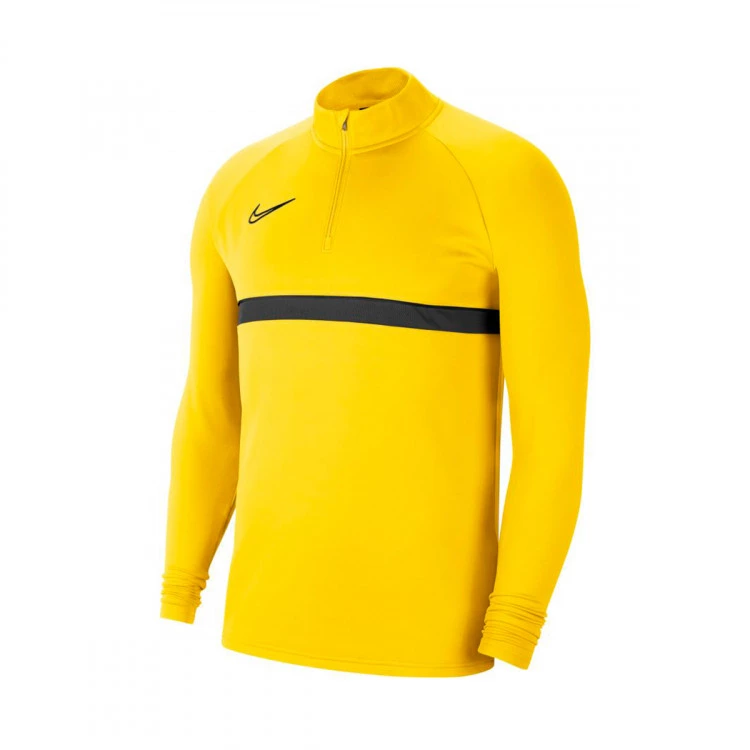 Sweatshirt Nike Academy 21 Drill Top Tour Yellow Black Anthracite Futbol Emotion