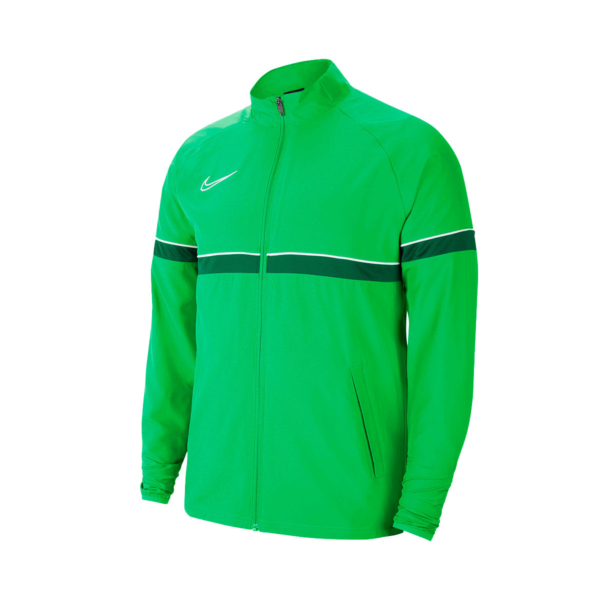 Chaqueta Nike 21 Woven Track Light Green Spark-White-Pine - Fútbol Emotion