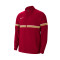 Chaqueta Academy 21 Woven Track Niño Red-White-Jersey Gold