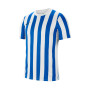 Striped Division IV s/s-White-Royal blue-Black