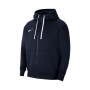 Team Club 20 hoodie met volledige rits Niño-Obsidiaan-Wit