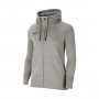 Team Club 20 Full-Zip Hoodie Mujer Dark Grey-Black