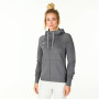 con capucha Park 20 Fleece Mujer-Charcoal Heather-White