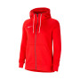 Team Club 20 Full-Zip Hoodie Femme-University red-White