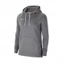 Team Club 20 Hoodie Mujer Charcoal Heather-White