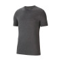 Team Club 20 s/s-Charcoal heather-White