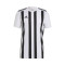 Camiseta Striped 21 m/c Niño White-Black