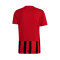 Camiseta Striped 21 m/c Niño Power Red-Black