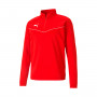 TeamRISE 1/4 Zip Red-White