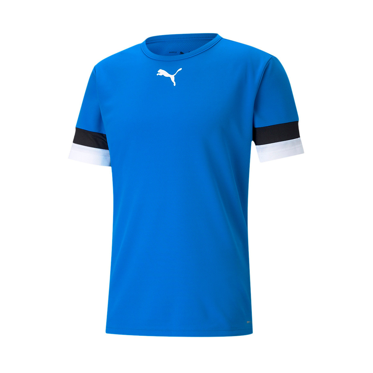 Indomable revisión Suponer Camiseta Puma TeamRISE m/c Niño Electric Blue Lemonade-Black-White - Fútbol  Emotion