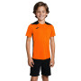 Kinderen s/s VI-Oranje-Zwart