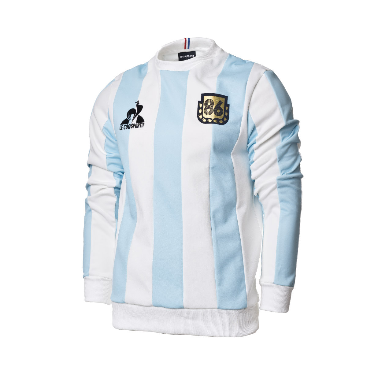 Sweatshirt Le coq sportif Crew Sweat Argentina White - Fútbol Emotion