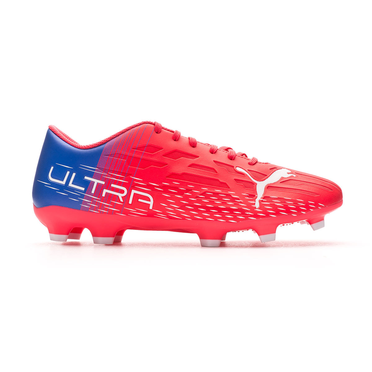 Bota de fútbol Puma Ultra 4.3 FG/AG Sunblaze-Puma White-Bluemazing - Fútbol  Emotion