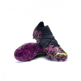 Bota Future 1.2 FG/AG Ultra Magenta-Black-Green Glare