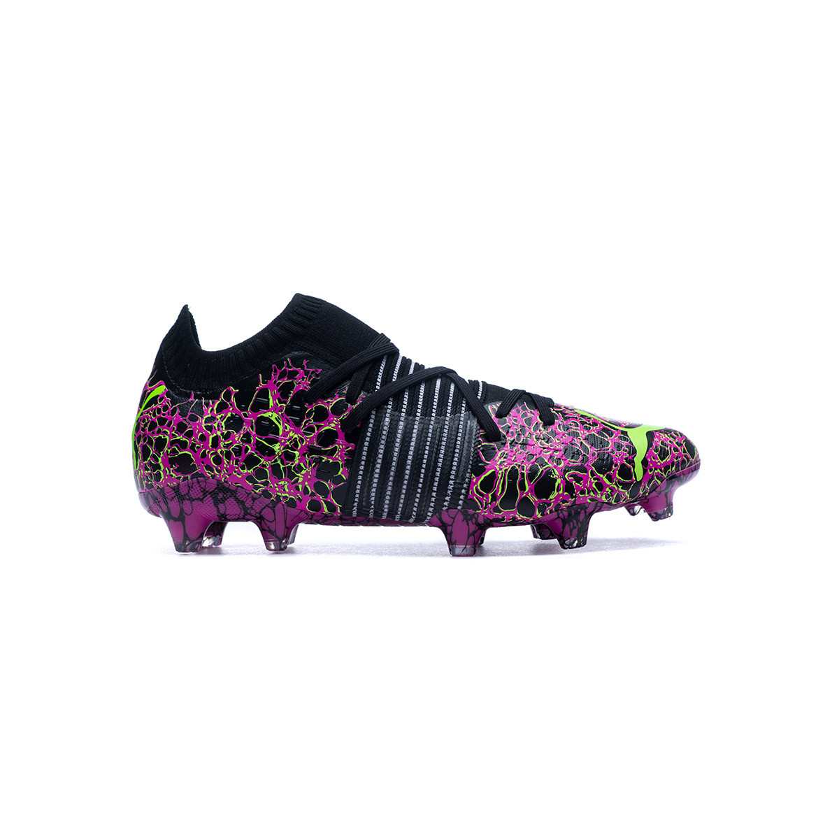 Football Boots Puma Future Z 1 2 Fg Ag Ultra Magenta Puma Black Green Glare Futbol Emotion