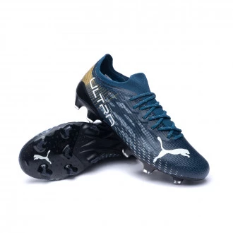 Bota Ultra 1.3 First Mile FG/AG Intense Blue-Ivory glow-Mineral Yellow