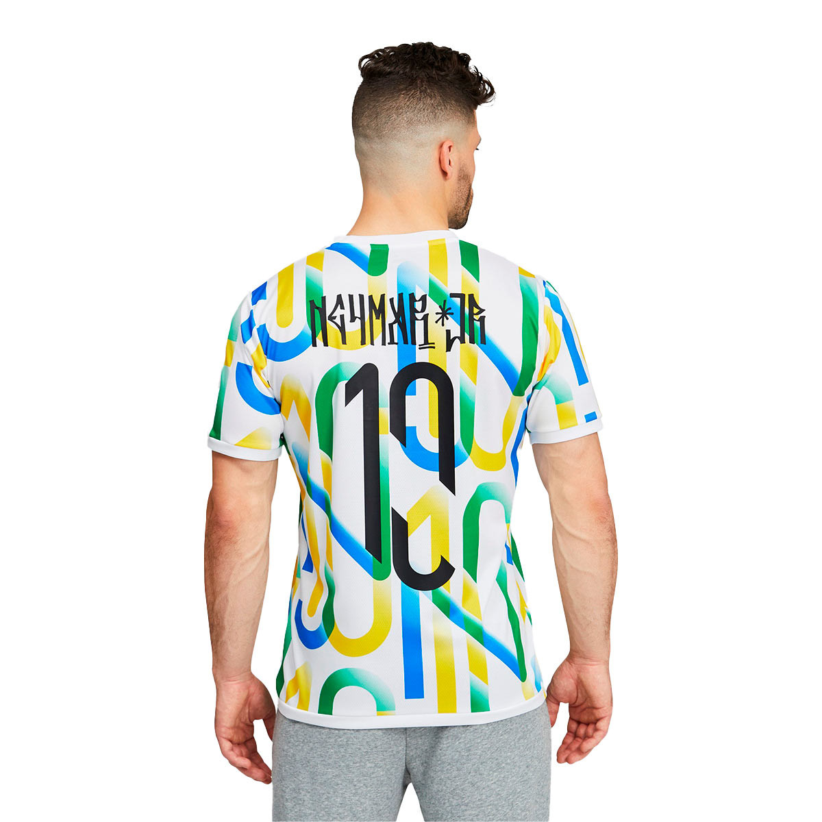 Maglia Puma Neymar Jr Copa Graphic Brazil Collection White - Fútbol Emotion
