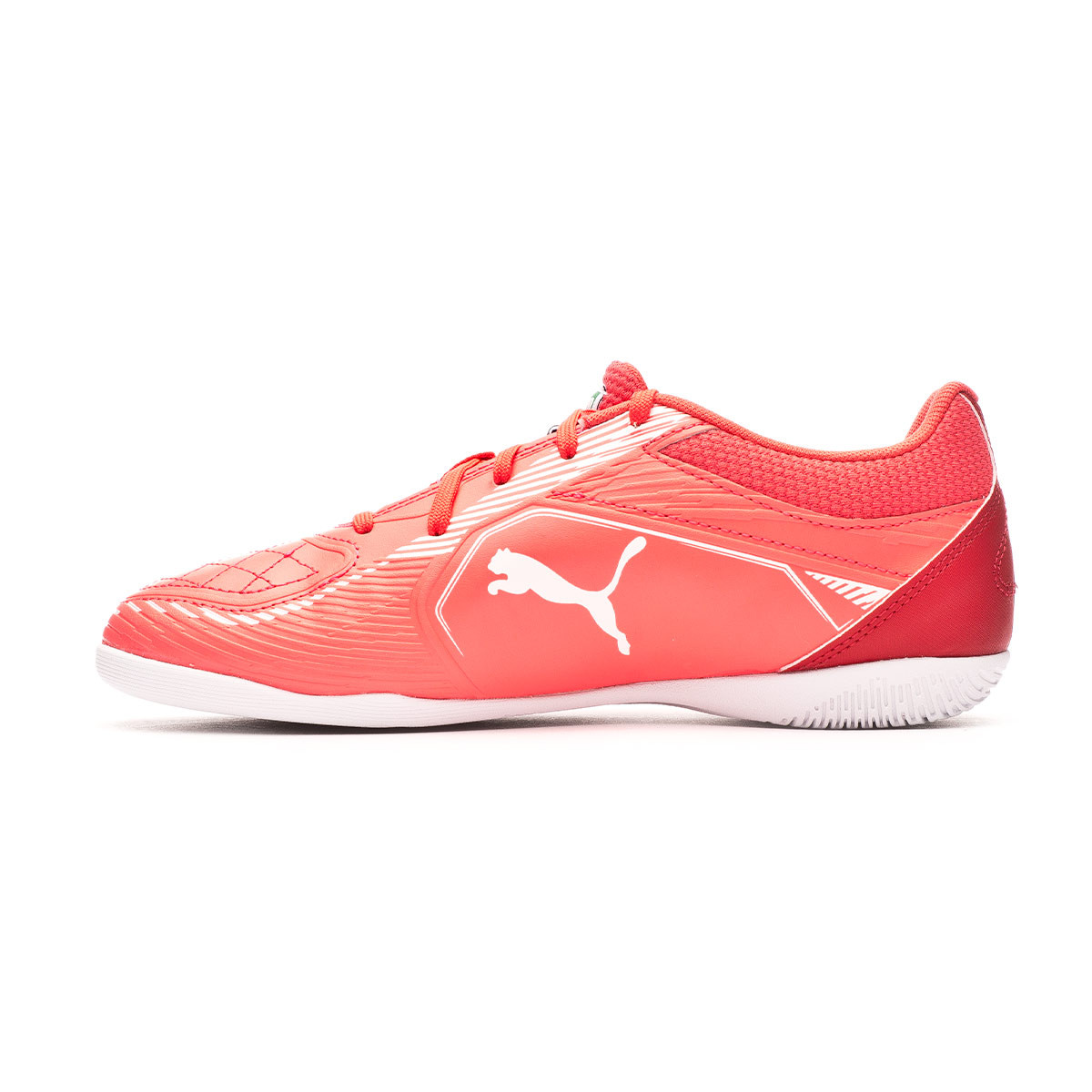 Futsal Shoes Puma Kids Truco II Sunblaze-Puma White-Urban Red - Fútbol  Emotion