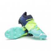 Chaussure de foot Future Z 1.2 FG/AG Green Glare-Elektro Aqua-Spellbound