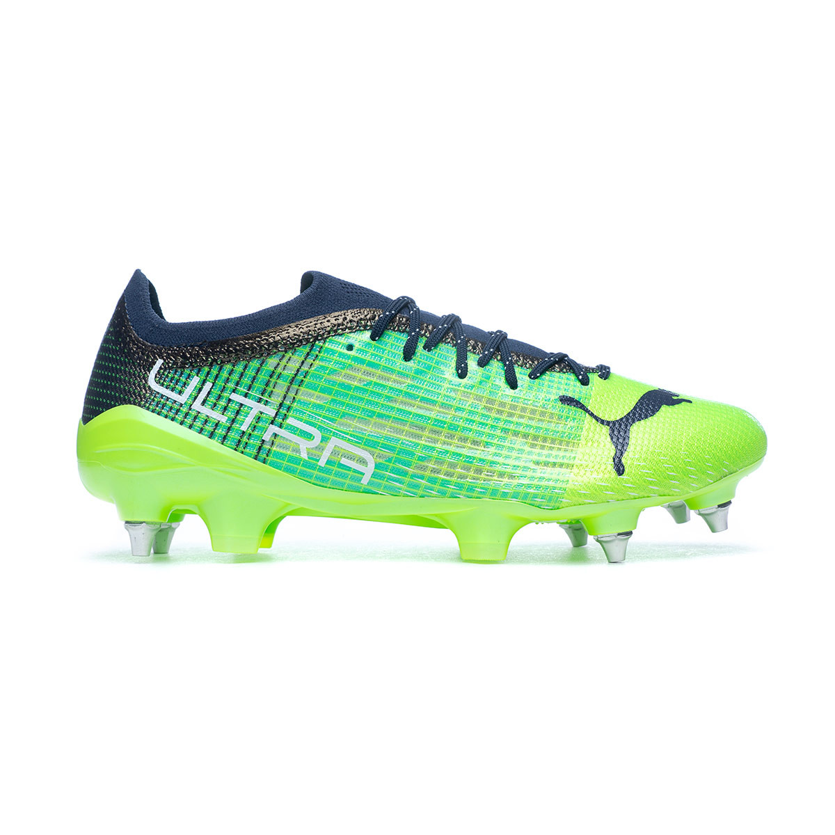 green puma soccer boots
