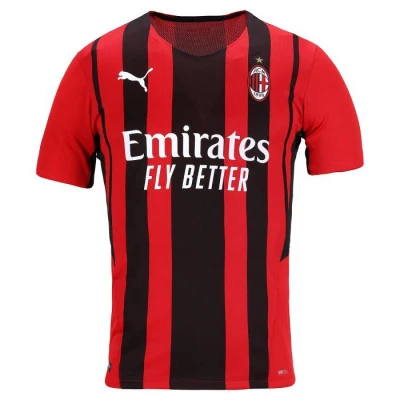 Camiseta AC Milan Primera Equipación 2021-2022 Niño