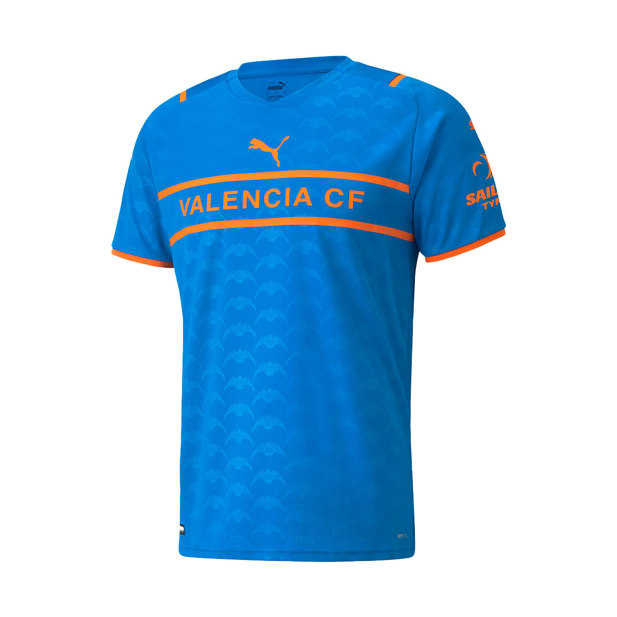 Jersey Puma Valencia CF Tercera Equipación 2021-2022 Electric Blue  Lemonade-Vibrant Orange - Fútbol Emotion