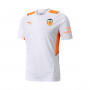 Kids Valencia CF Training Jersey 2021-2022 Puma White-Vibrant Orange