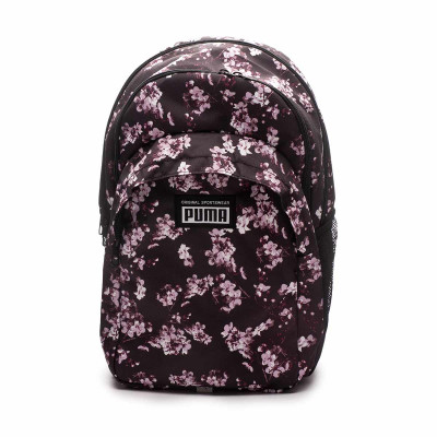 black floral backpacks