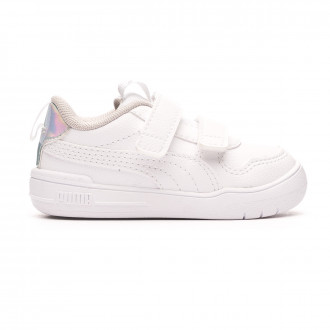 childrens white puma trainers