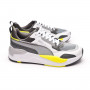 X-Ray 2 Square Dark shadow-Quarry-Puma white-Yellow