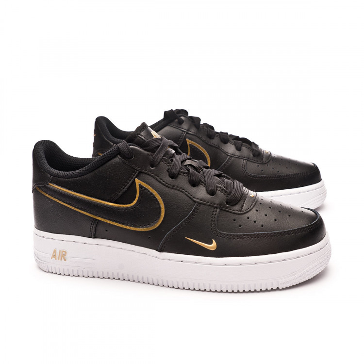 Scarpe Nike Air Force 1 Lv8 Niño Black-Gold - Fútbol Emotion