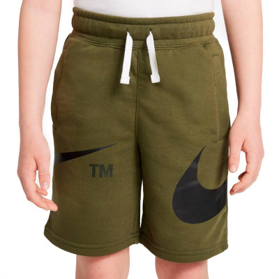 Pantalón corto Nike NSW Swoosh Niño Rough Green-Black - Fútbol Emotion