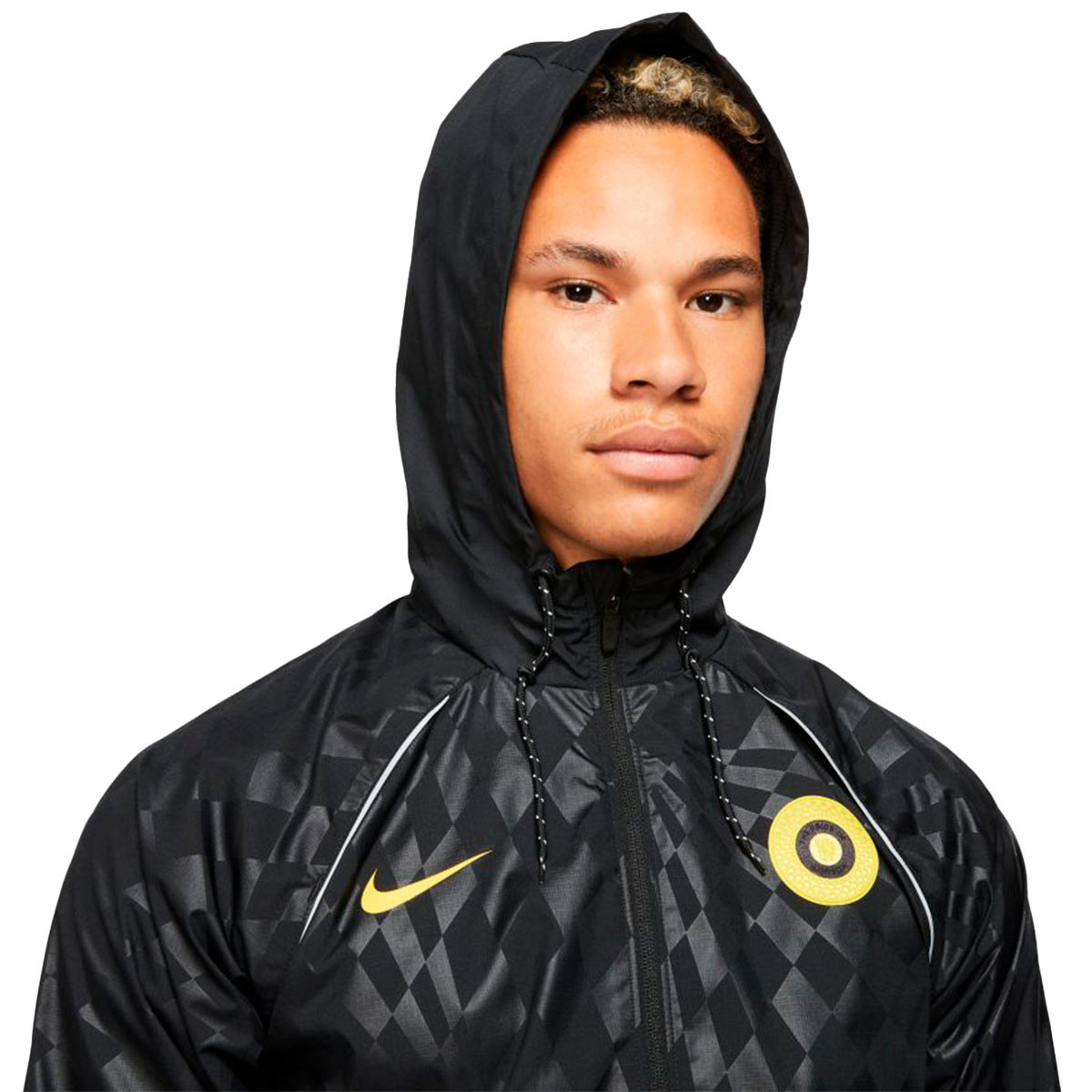 Jacket Nike Chelsea FC Fanswear 2021-2022 Black-Opti yellow - FÃºtbol Emotion