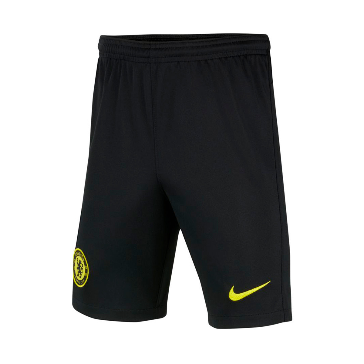 Pantalón corto Nike Chelsea FC Segunda Equipación Stadium 2021-2022  Black-Opti Yellow - Fútbol Emotion