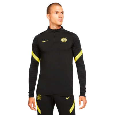 Sudadera Nike Chelsea FC Training 2021-2022 Black-Opti Yellow - Fútbol  Emotion