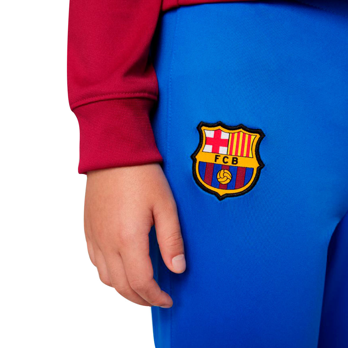 Chándal Nike FC Barcelona Training 2021-2022 Niño Noble Red-Soar-Pale Ivory  - Fútbol Emotion