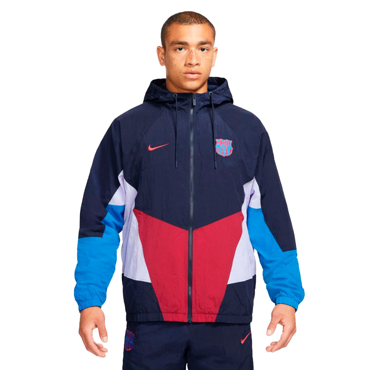 Enredo esposa Kilómetros Chaqueta Nike FC Barcelona Fanswear 2021-2022 Noble Red-Obsidian-Purple  Pulse - Fútbol Emotion